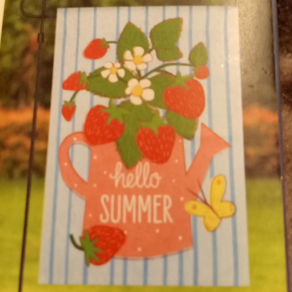 Mini garden flag